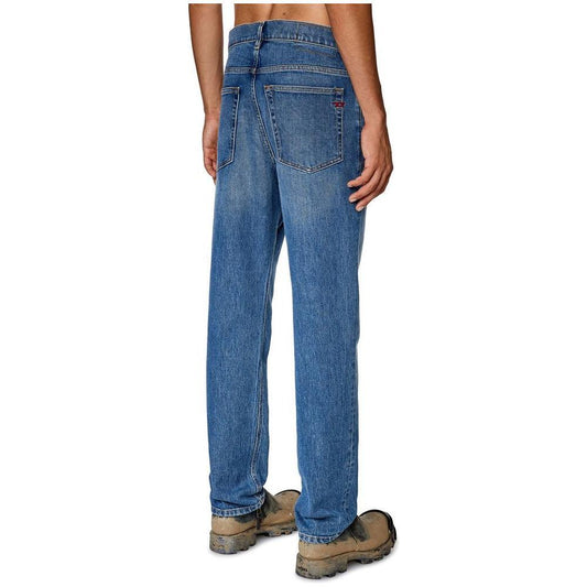 Diesel Blue Cotton Jeans & Pant