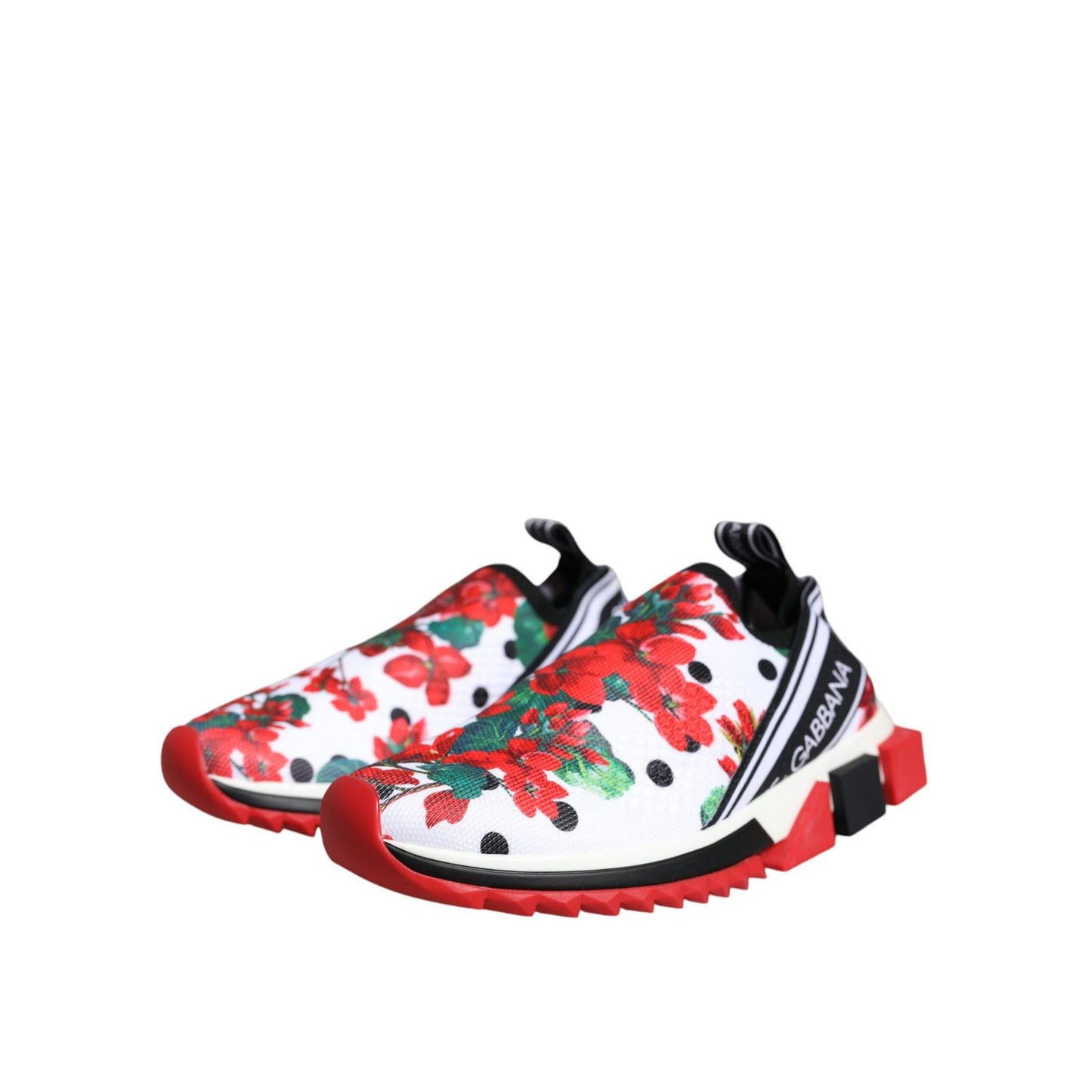 Dolce & Gabbana Multicolor Geranium Sorrento Sneakers Shoes