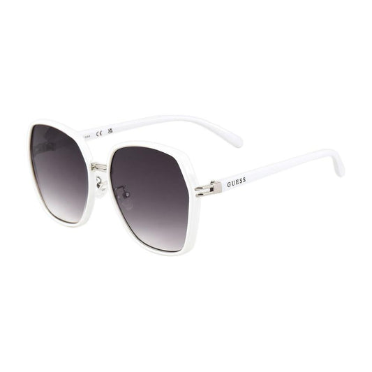 Guess White Metal Sunglasses