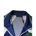 Dolce & Gabbana Multicolor Polyester Full Zip Bomber Jacket JKT41248-48