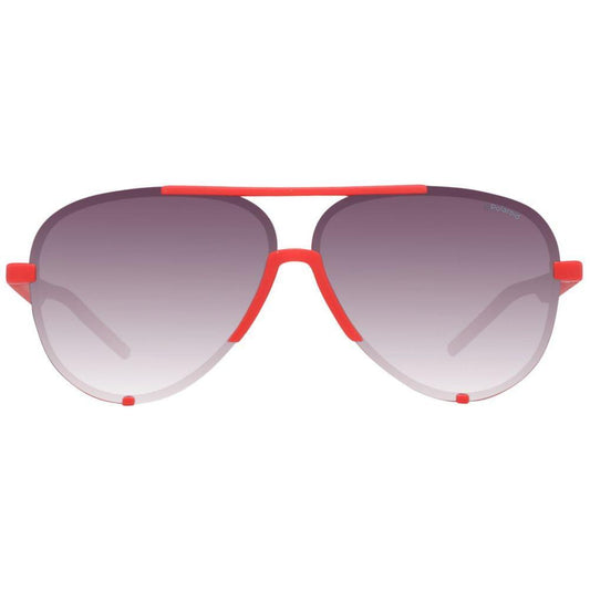 Polaroid Red Plastic Sunglasses