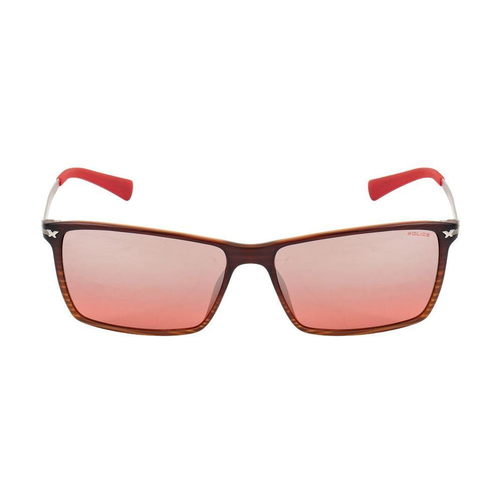 Police Red Injected Sunglasses