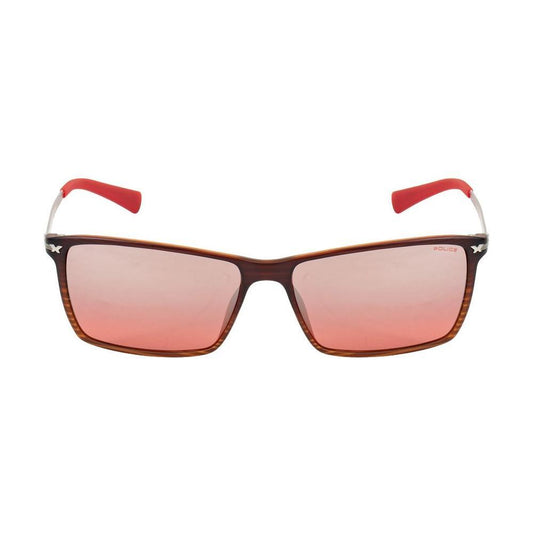 Police Red Injected Sunglasses