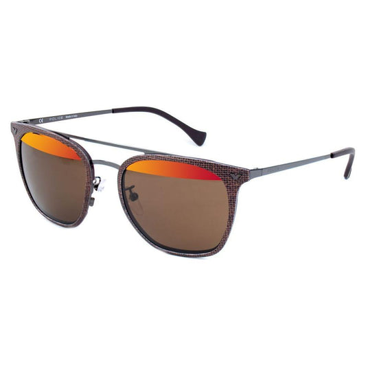 Police Brown Metal Sunglasses POSPL15253GGNHAC