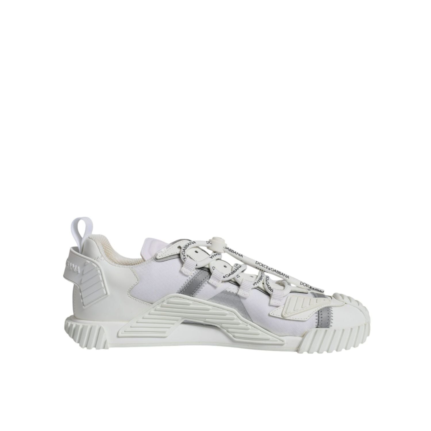 Dolce & Gabbana White Lace Up Low Top NS1 Sneakers Shoes