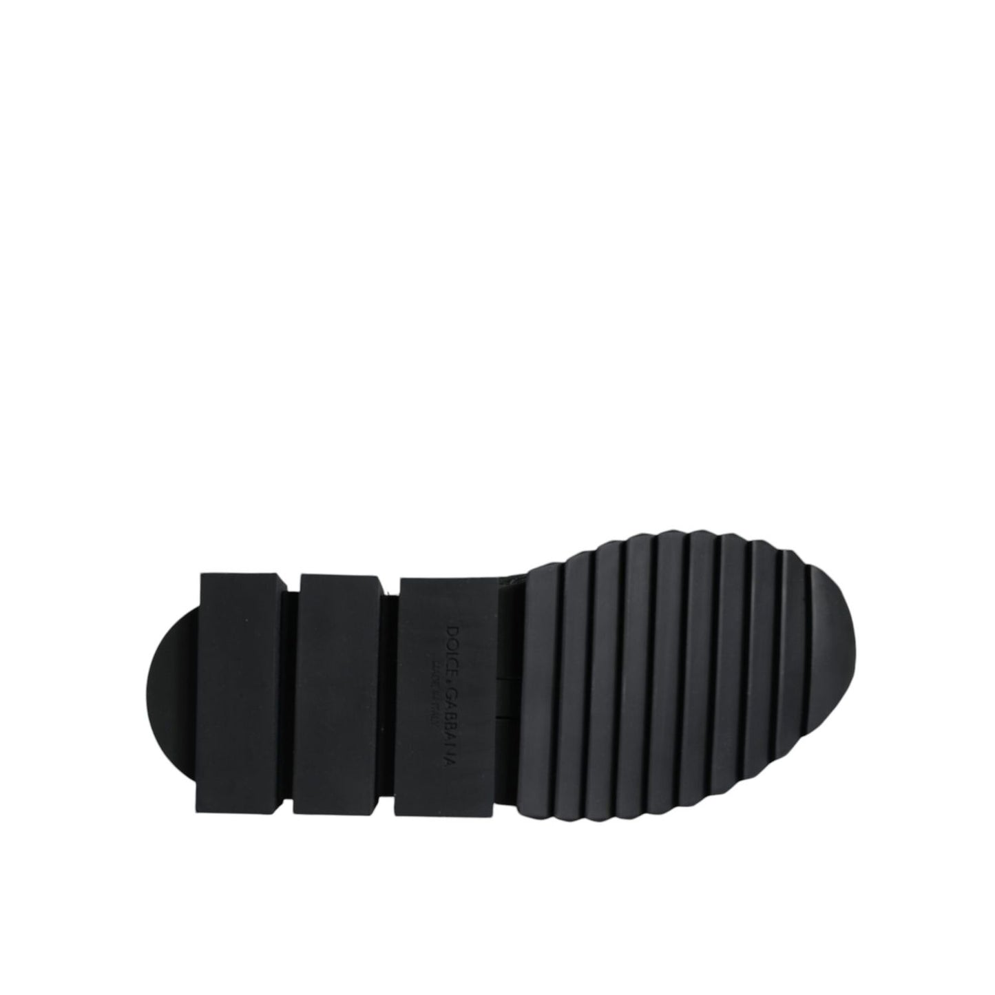 Dolce & Gabbana Black Sorrento Socks Logo Sneakers Shoes