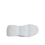 Dolce & Gabbana White Padded Fabric Low Top Sneakers Shoes