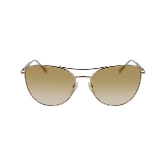 Longchamp Yellow Metal Sunglasses LOLO134S728AC