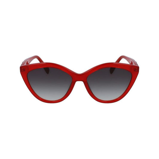 Longchamp Red Acetate Sunglasses