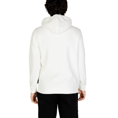 Icon White Cotton Hoodie