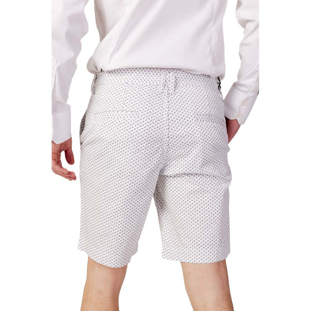 Armani Exchange White Cotton Bermuda AR-10995700008-W28