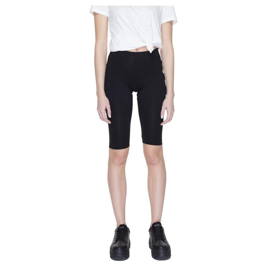 Icon Black Cotton Bermuda