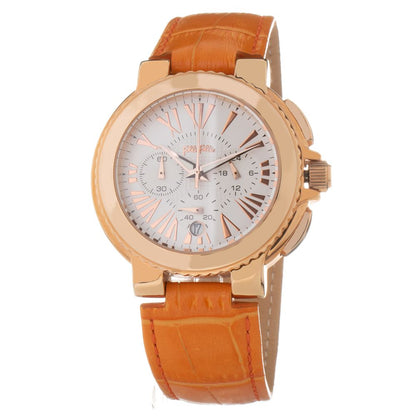 Folli Follie Orange Leather Dress Watch
