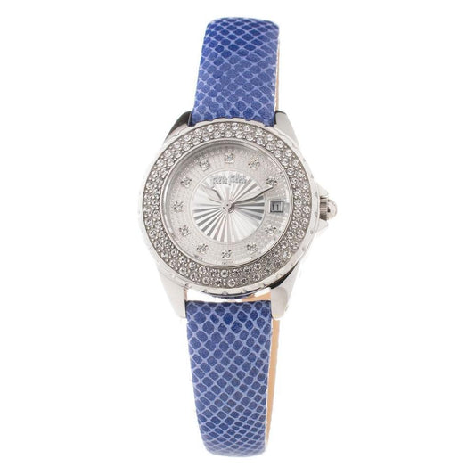 Folli Follie Blue Leather Watch FFWF1A006STZAC
