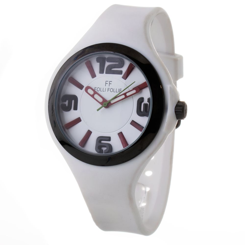 Folli Follie White Synthetic Sport Watch