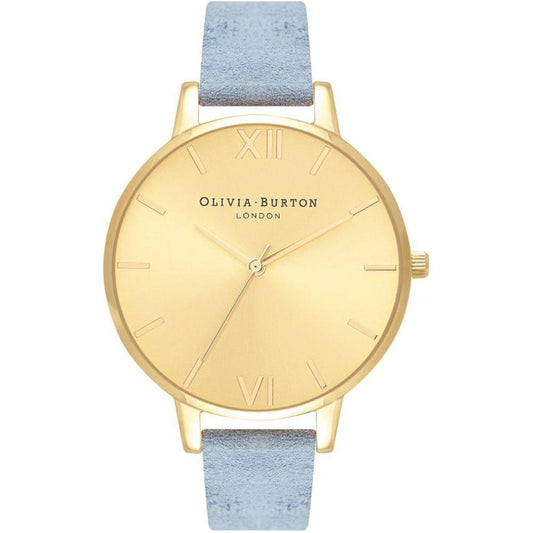 Olivia Burton Blue Artificial Leather Watch OBOB16BD111AC