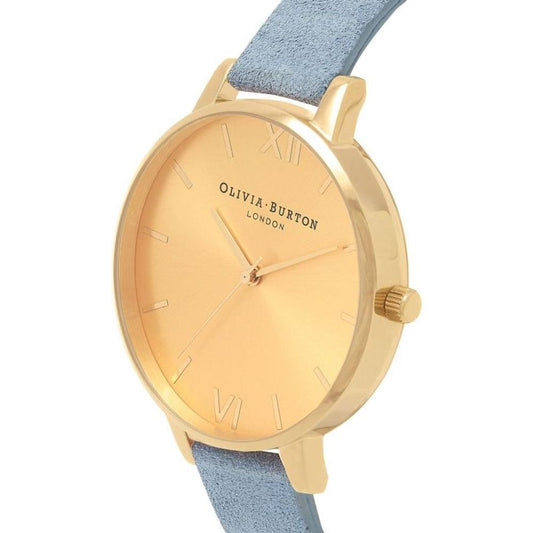 Olivia Burton Blue Artificial Leather Watch OBOB16BD111AC