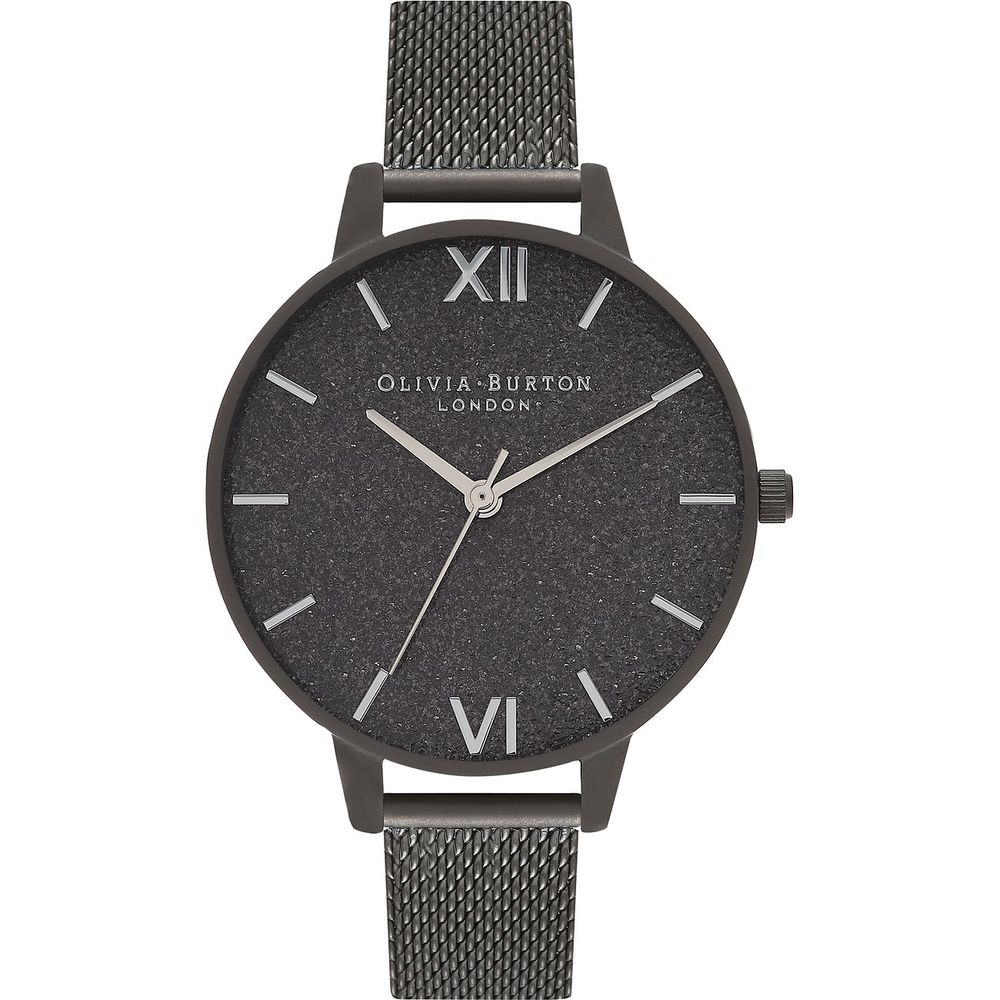 Olivia Burton Black Stainless Steel Dress Watch