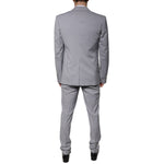 Dolce & Gabbana Gray Wool 3 Piece Slim Fit Formal Suit