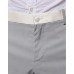 Dolce & Gabbana Gray Wool 3 Piece Slim Fit Formal Suit