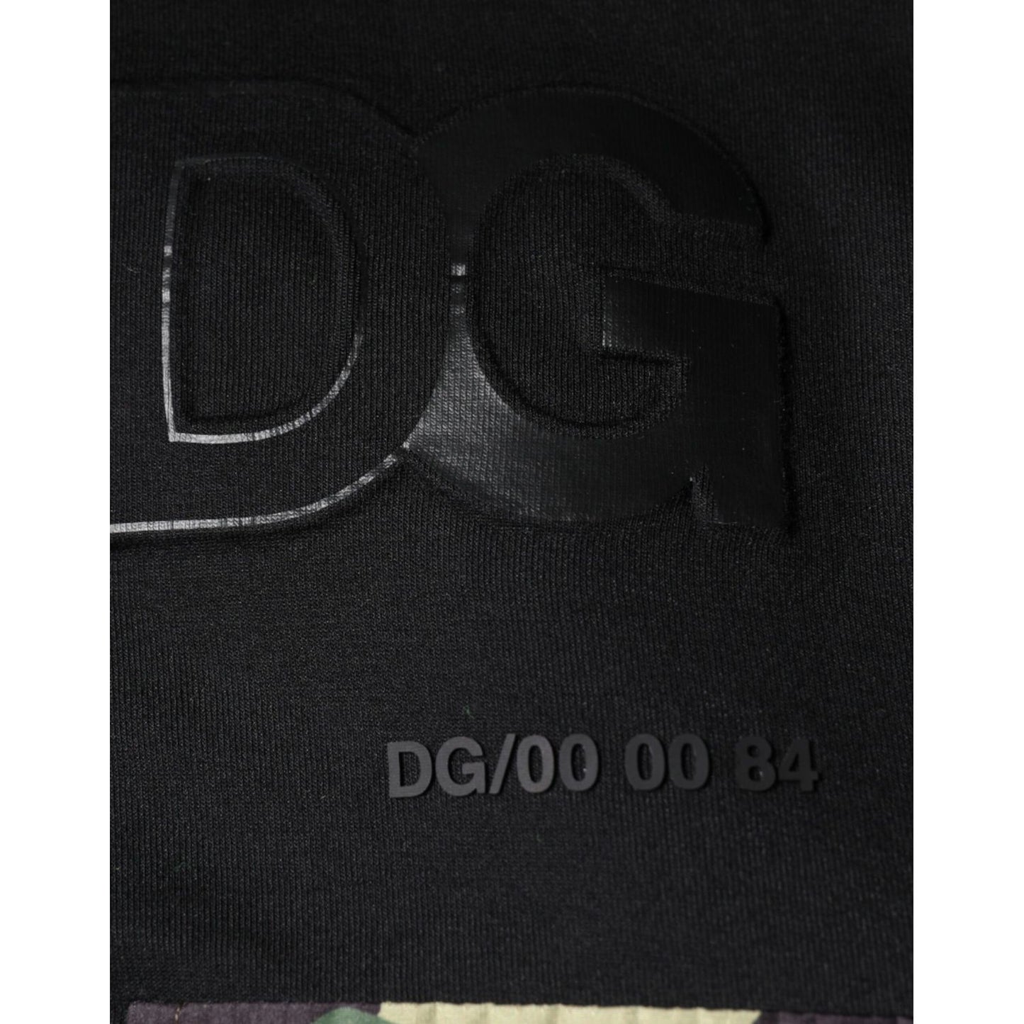 Dolce & Gabbana Black Pocket CottonHooded Sweatshirt Sweater