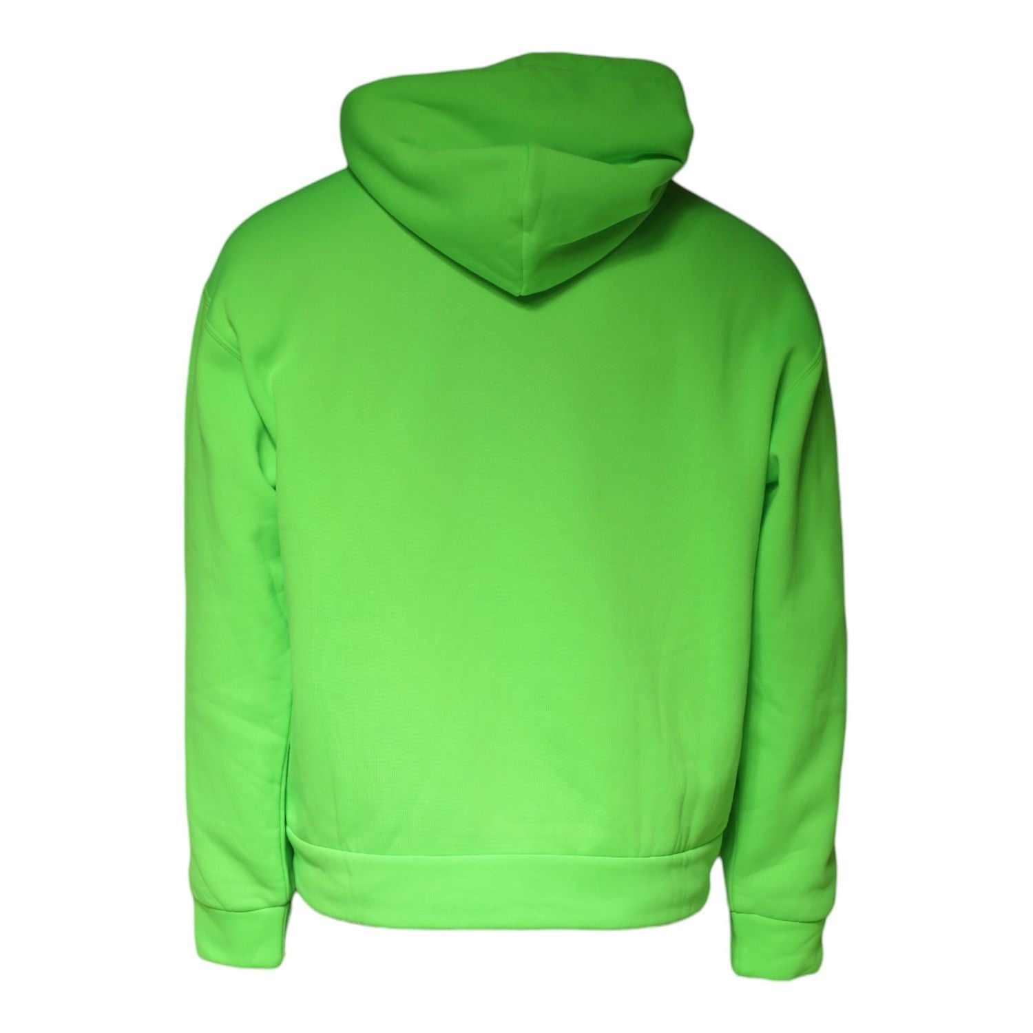 Dolce & Gabbana Green Logo Hooded Pullover Sweatshirt Sweater