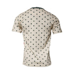 Dolce & Gabbana Beige Graphic Print Polka Dot Cotton T-shirt