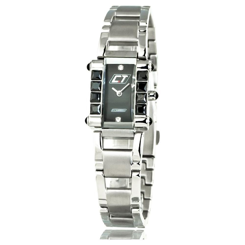 Chronotech Silver Stainless Steel Watch
