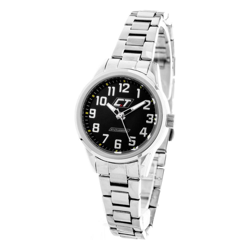 Chronotech Silver Stainless Steel Watch