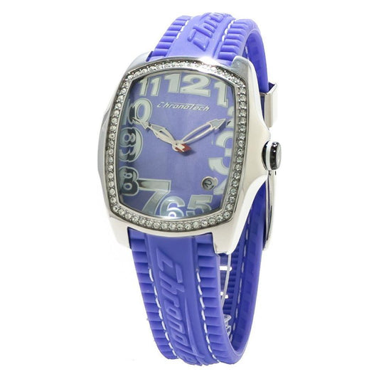Chronotech Blue Rubber Watch CHCT7016LS12AC