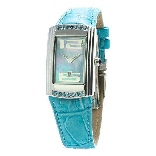 Chronotech Blue Leather Watch CHCT7017L05SAC