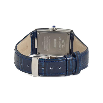 Chronotech Blue Leather Watch