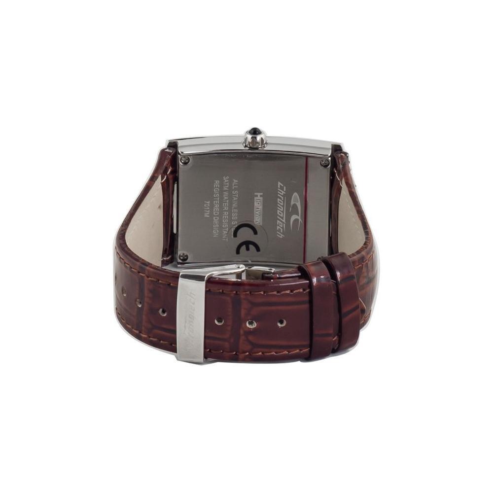 Chronotech Brown Leather Watch
