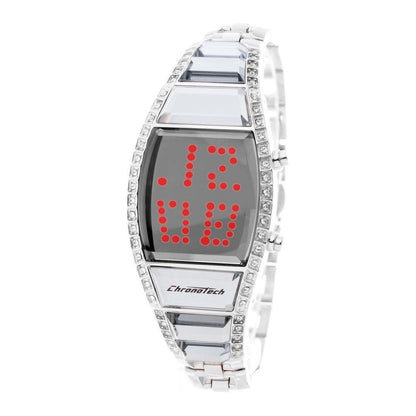 Chronotech Silver Stainless Steel Watch