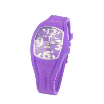 Chronotech Purple Rubber Dress Watch