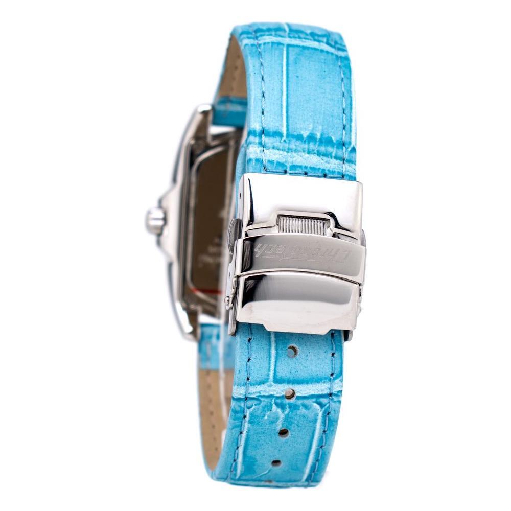 Chronotech Blue Leather Dress Watch