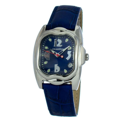 Chronotech Blue Leather Watch
