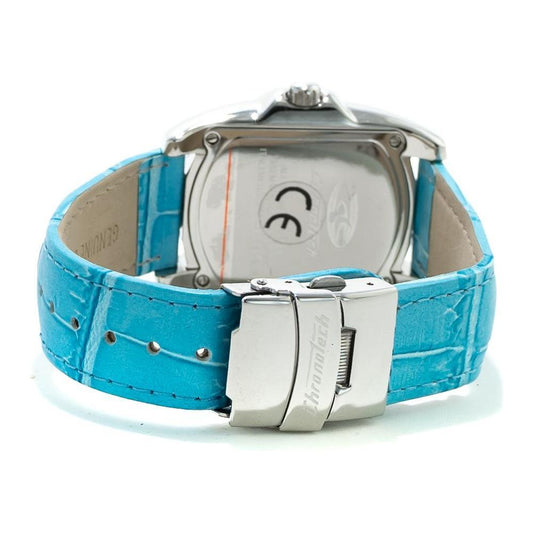 Chronotech Blue Leather Watch CHCT7274M04AC