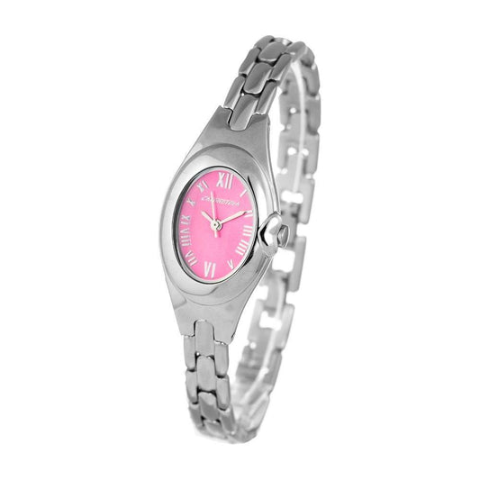Chronotech Silver Stainless Steel Watch