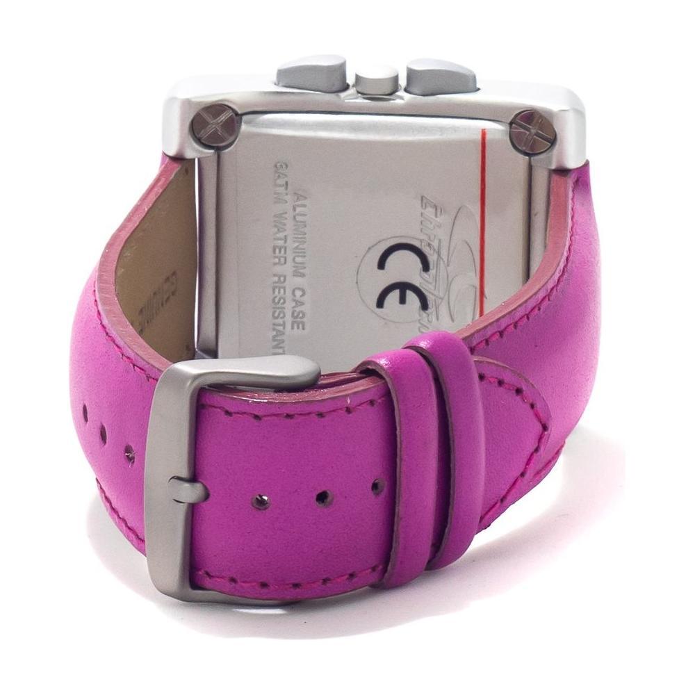 Chronotech Purple Leather Watch