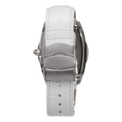 Chronotech White Leather Watch