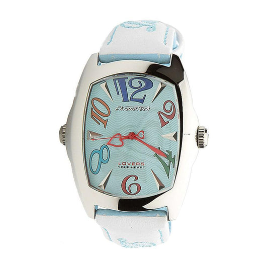 Chronotech Blue Leather Watch CHCT7696L15AC