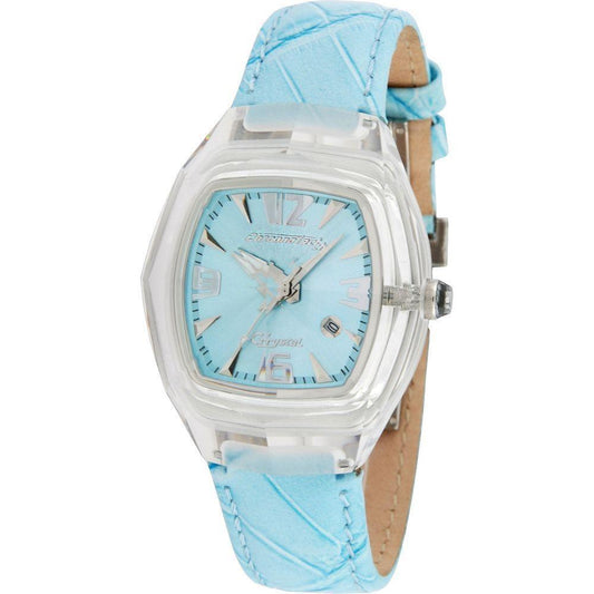 Chronotech Blue Leather Watch CHCT7888L01AC