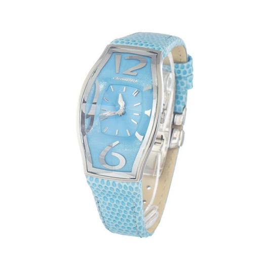 Chronotech Blue Leather Watch CHCT7932AL81AC
