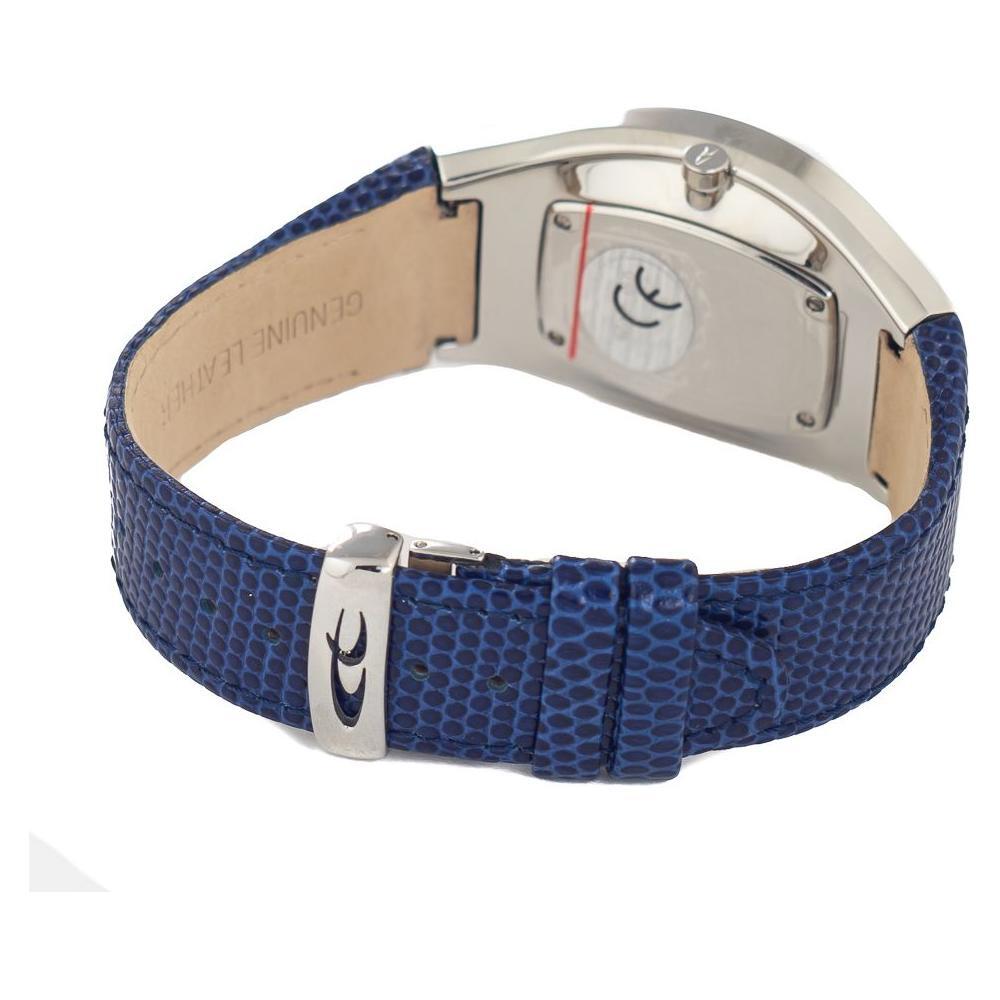 Chronotech Blue Leather Watch