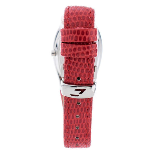 Chronotech Red Leather Watch CHCT7932L14AC