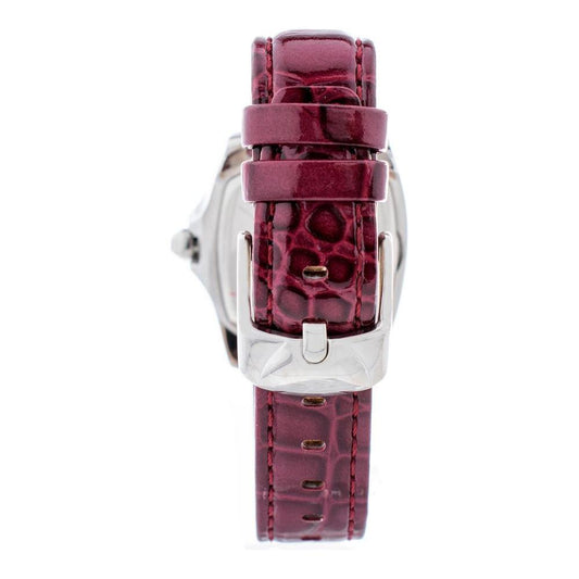 Chronotech Red Leather Watch CHCT7988LS64AC