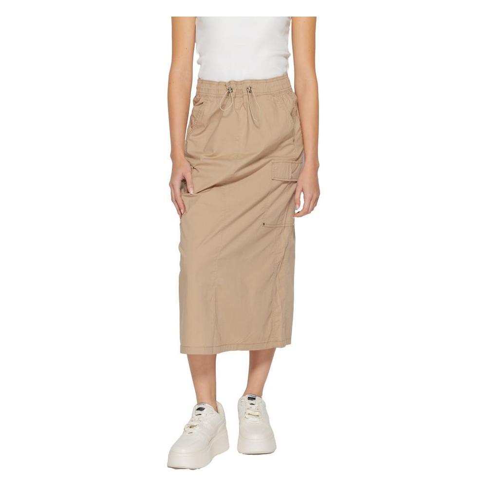 Street One Beige Cotton Skirt