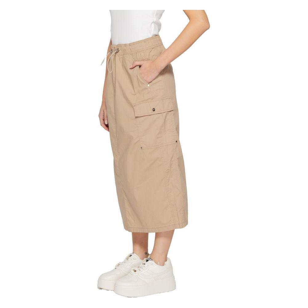 Street One Beige Cotton Skirt