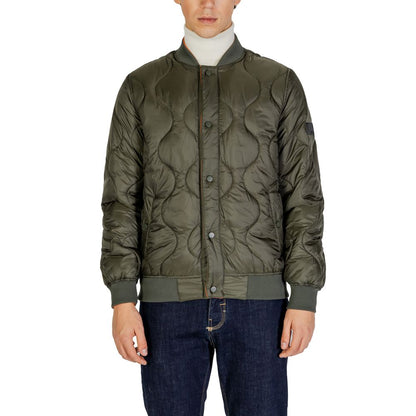 Gianni Lupo Green Polyamide Bomber